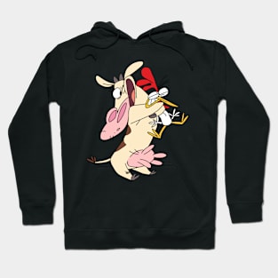 90’s Cartoon Cow & Chicken Collection Hoodie